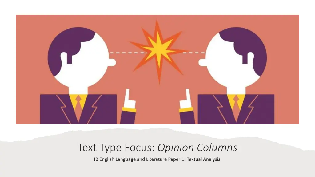 text type focus opinion columns