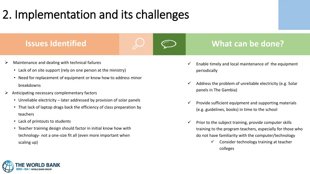 2 implementation and its challenges 1