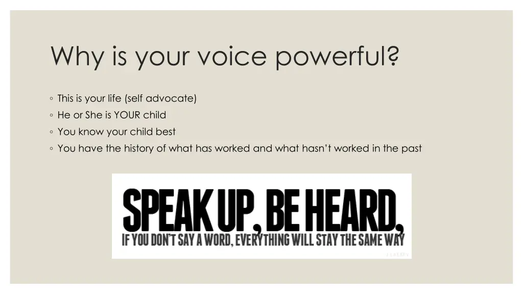 why is your voice powerful