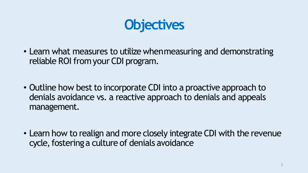 objectives 1