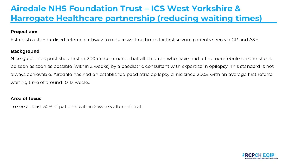 airedale nhs foundation trust ics west yorkshire