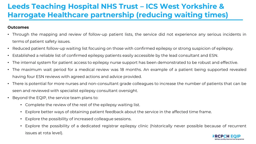 leeds teaching hospital nhs trust ics west 6