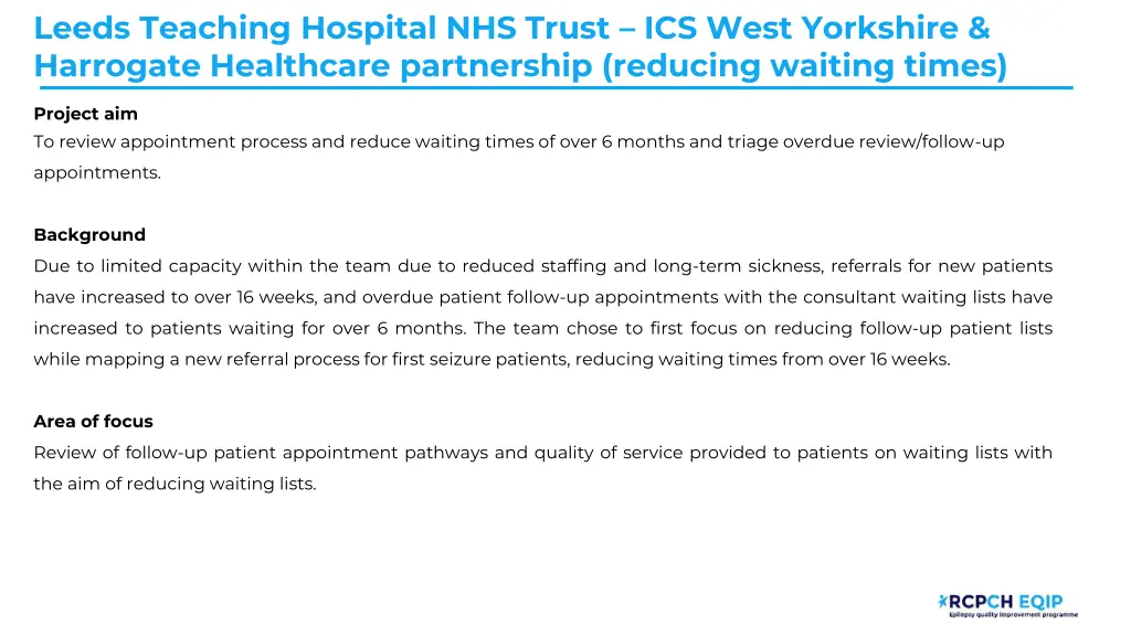 leeds teaching hospital nhs trust ics west