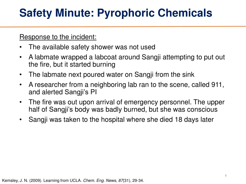 safety minute pyrophoric chemicals 3