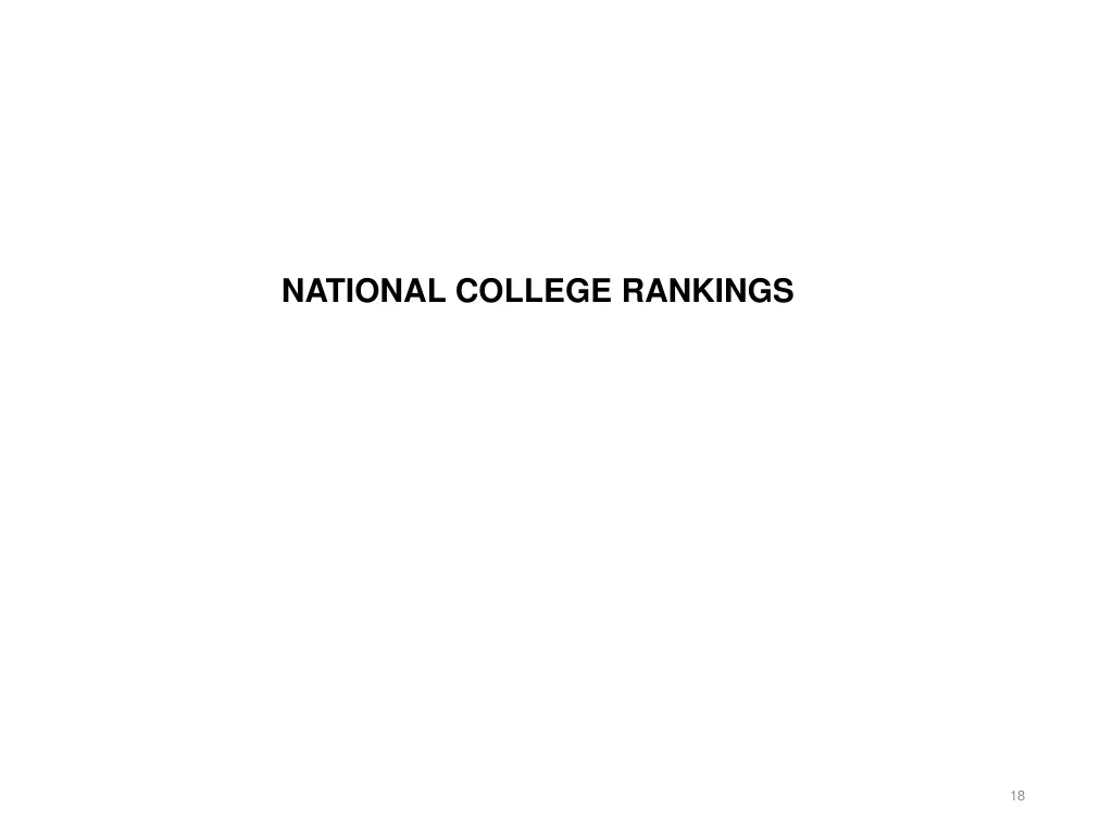 national college rankings
