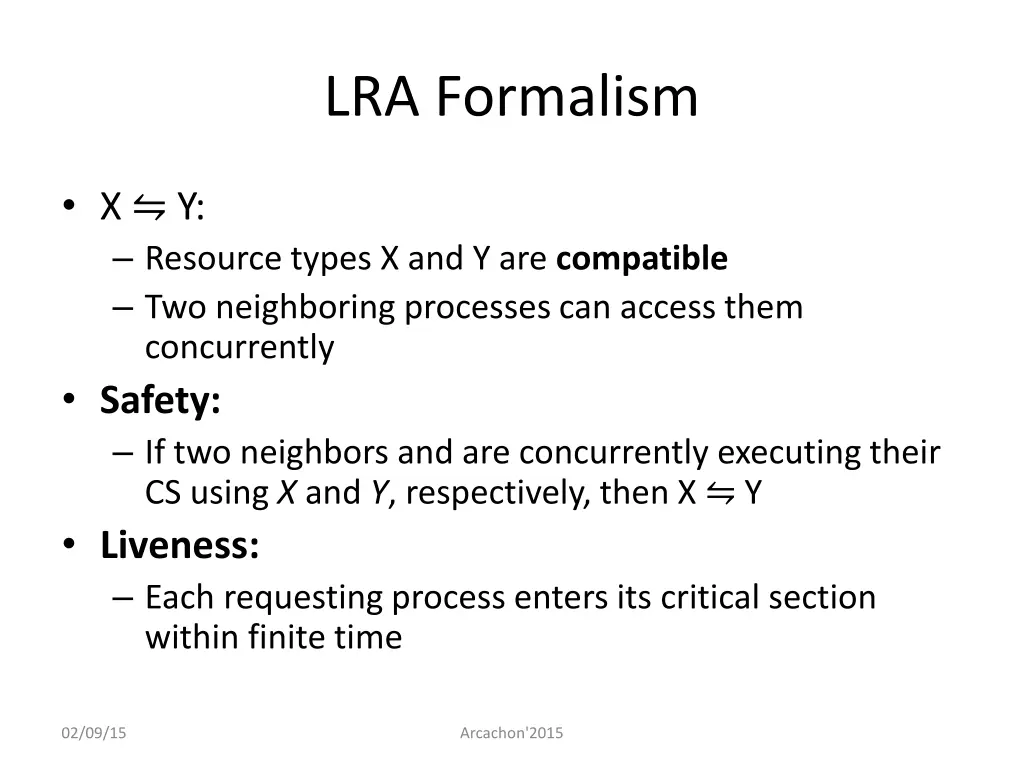 lra formalism 1