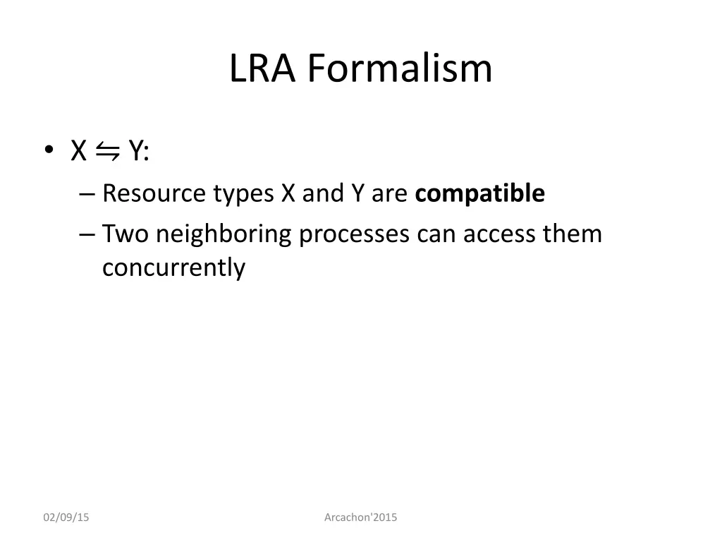 lra formalism