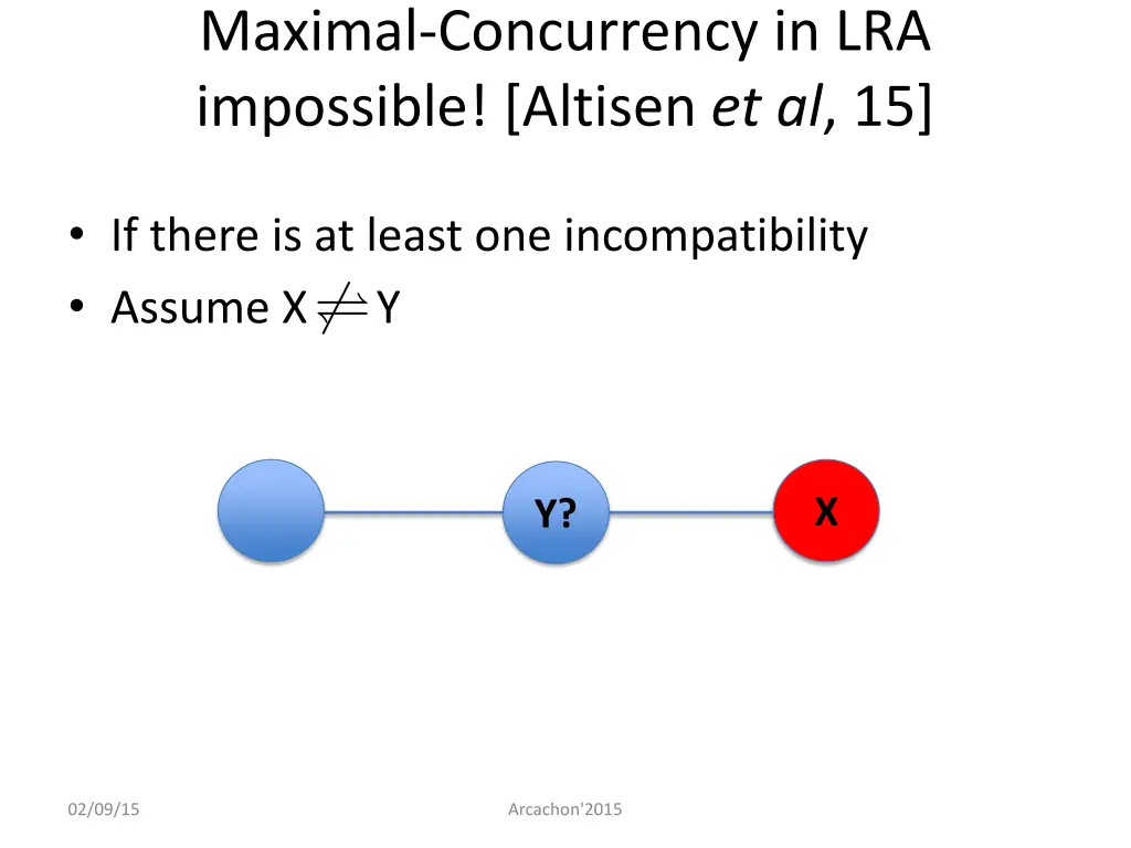 maximal concurrency in lra impossible altisen 5