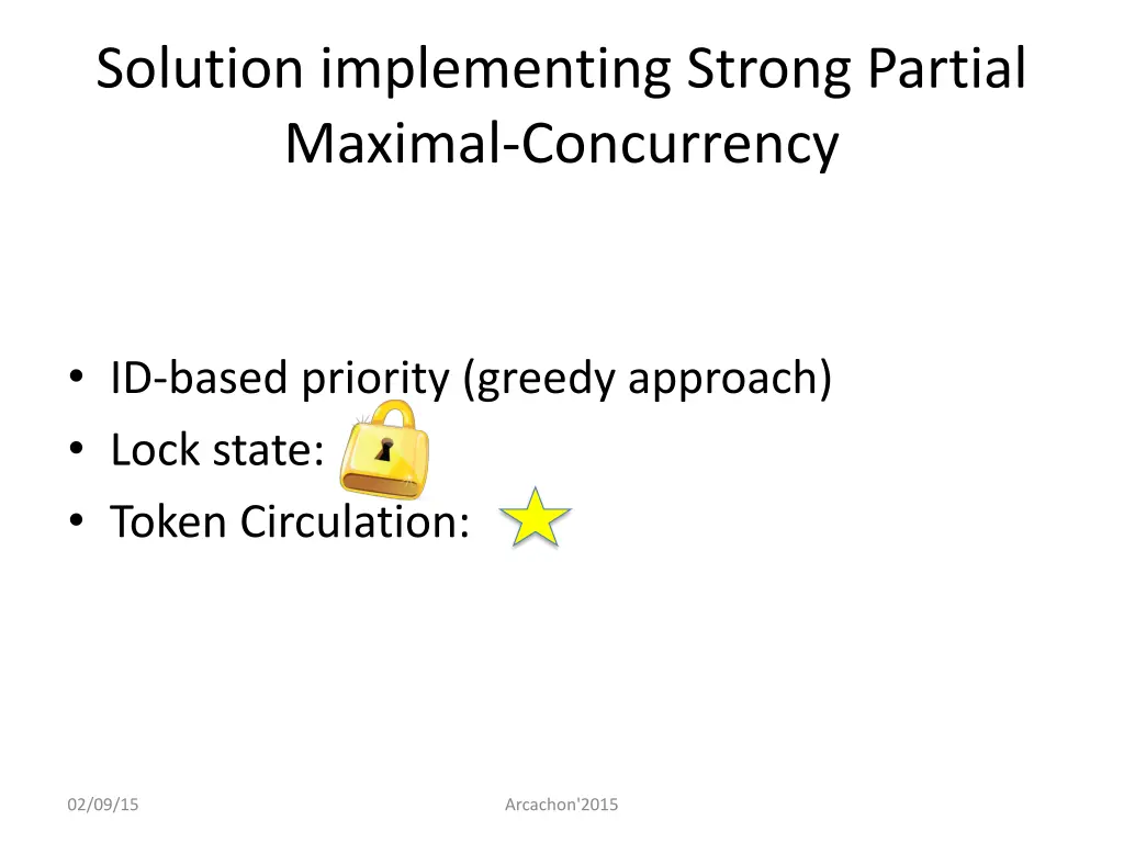 solution implementing strong partial maximal