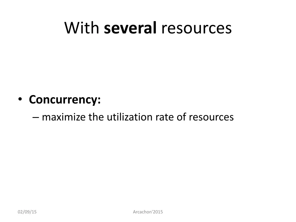 with several resources