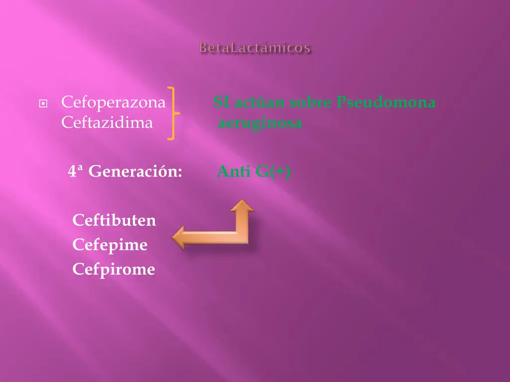 cefoperazona si act an sobre pseudomona