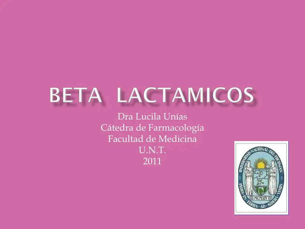 dra lucila un as c tedra de farmacolog a facultad