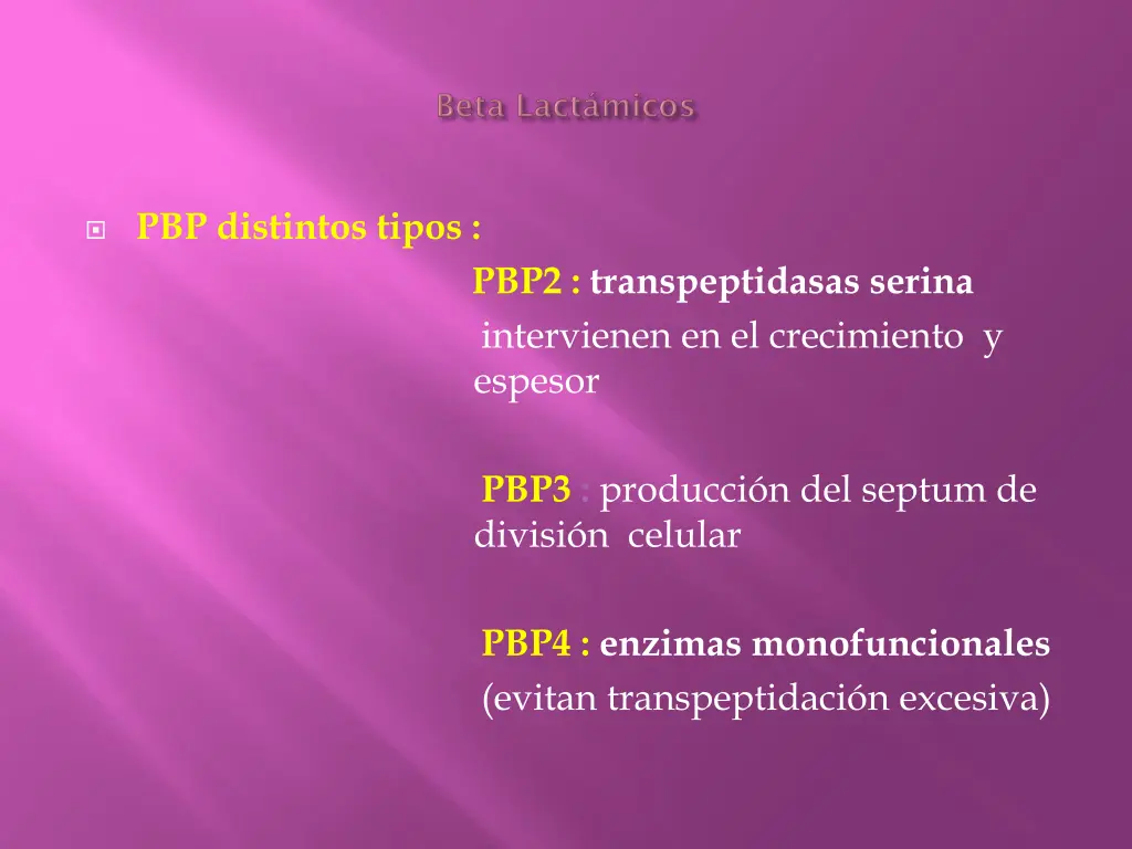 pbp distintos tipos