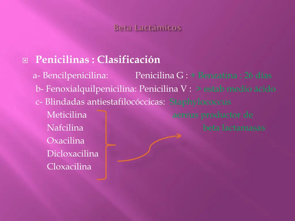 penicilinas clasificaci n a bencilpenicilina