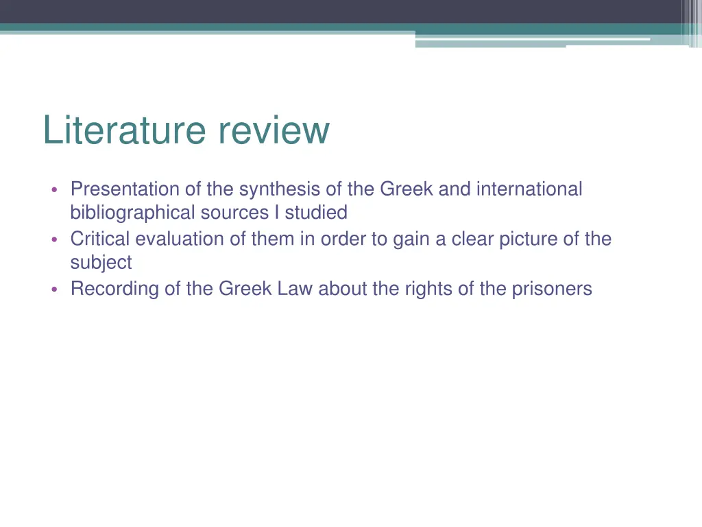 literature review
