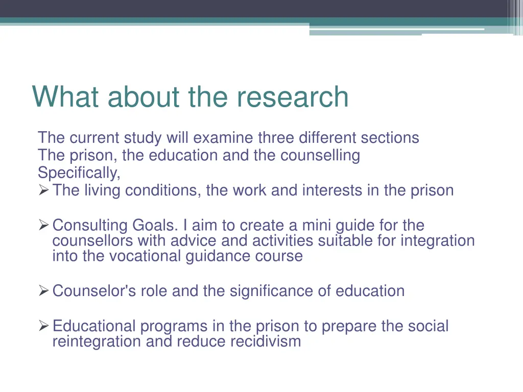 what about the research