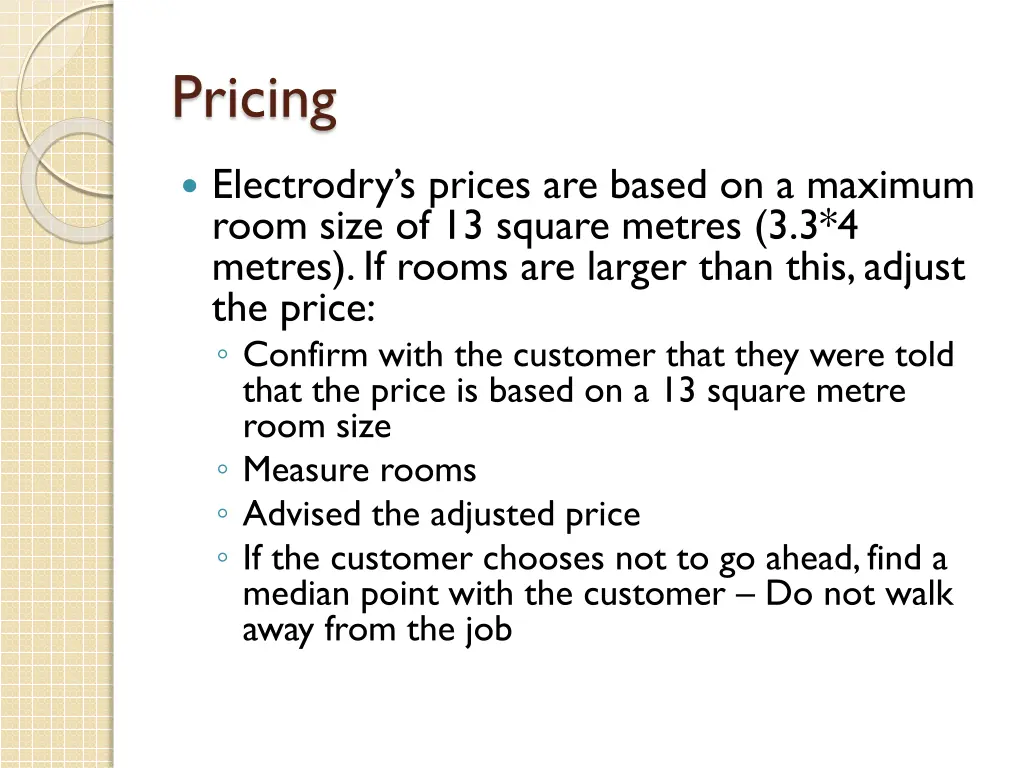 pricing