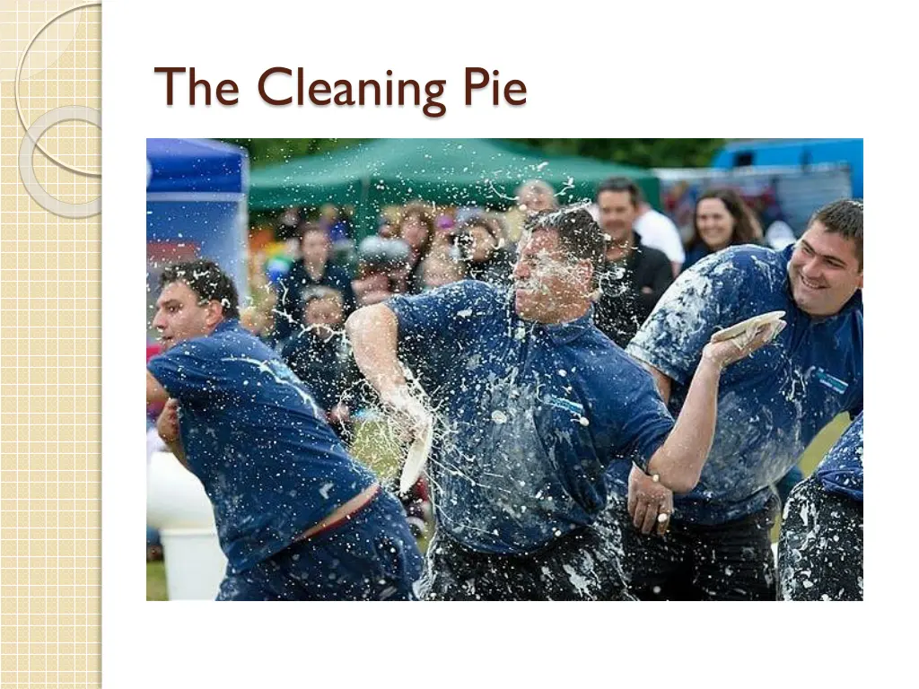 the cleaning pie