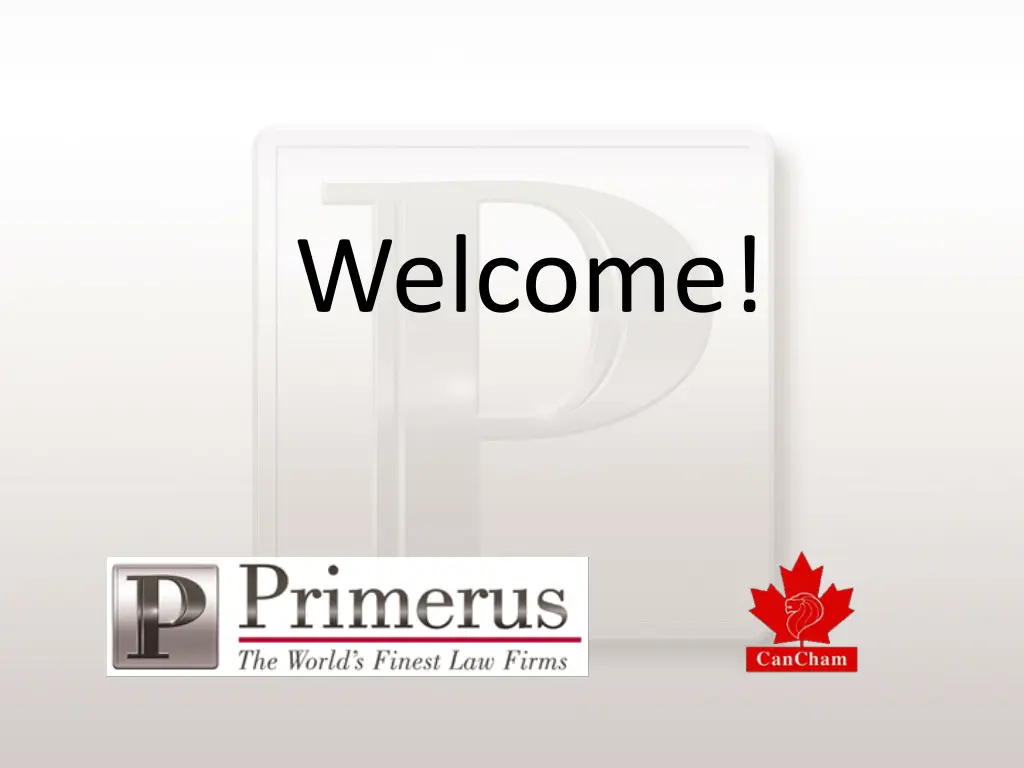welcome
