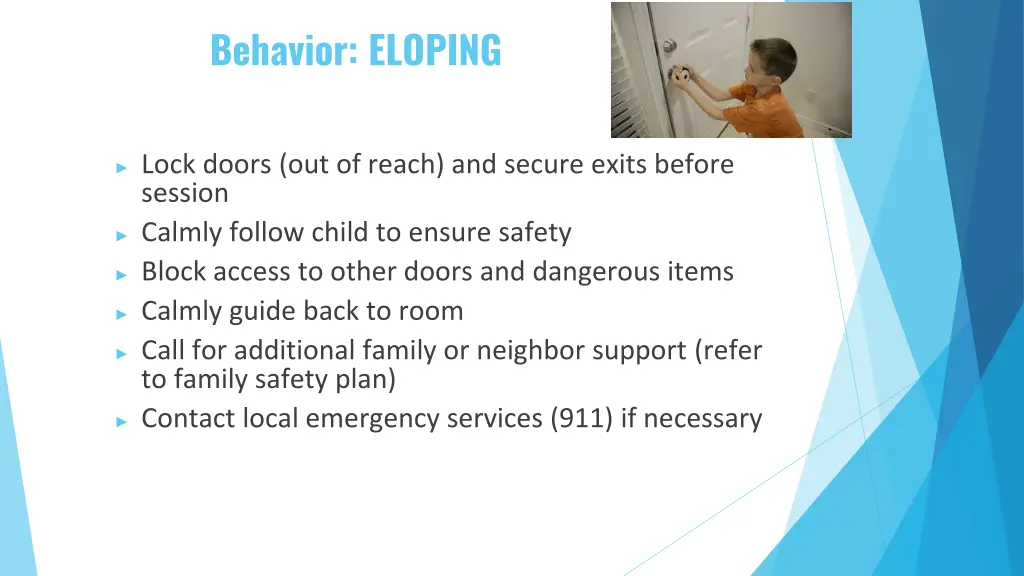 behavior eloping