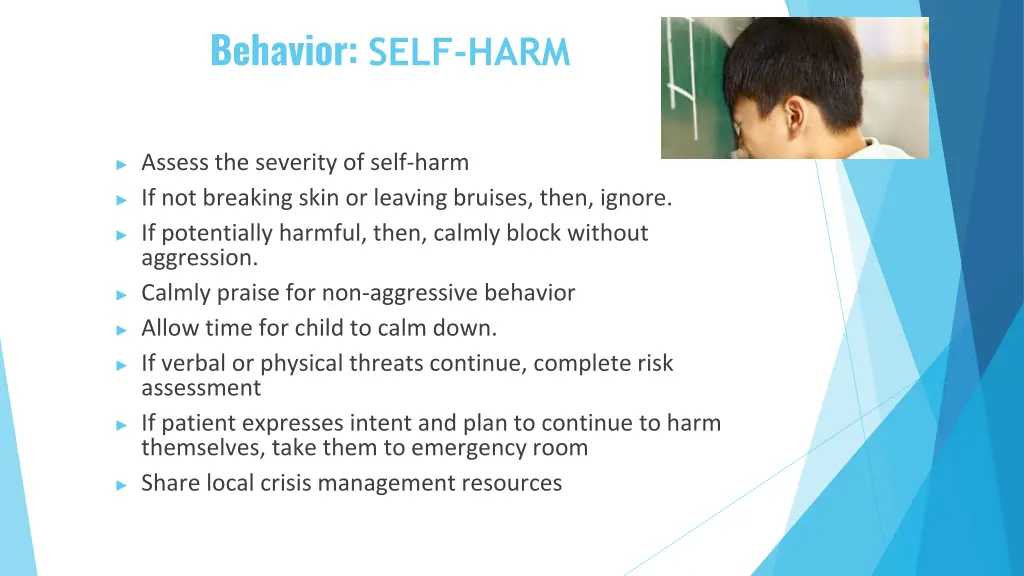 behavior self harm