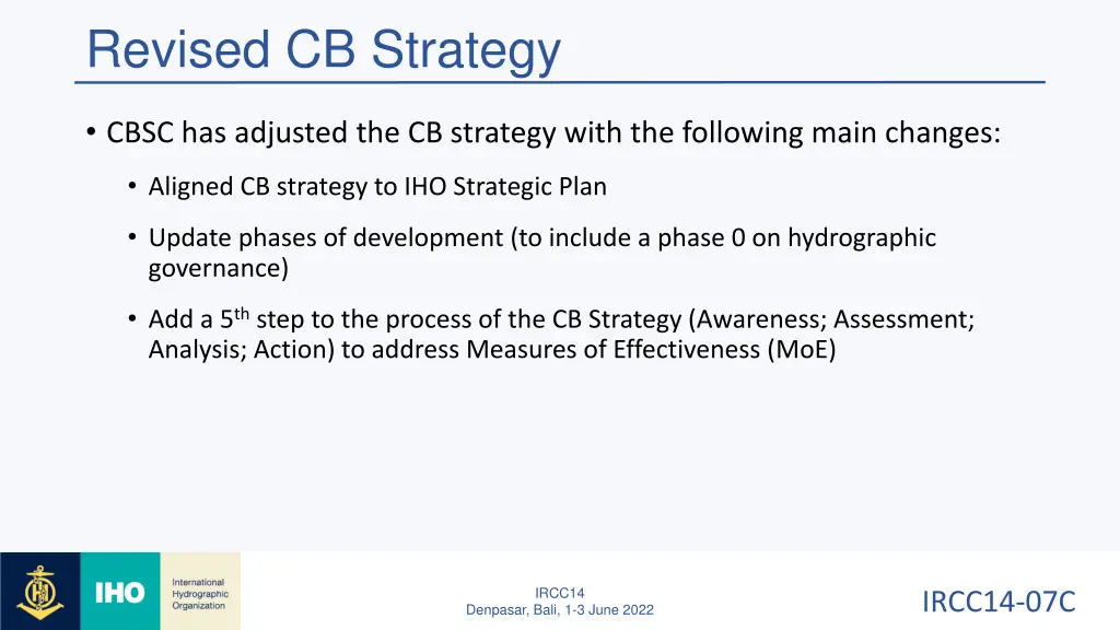 revised cb strategy