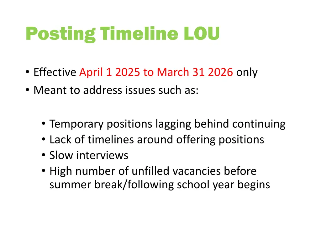 posting timeline lou