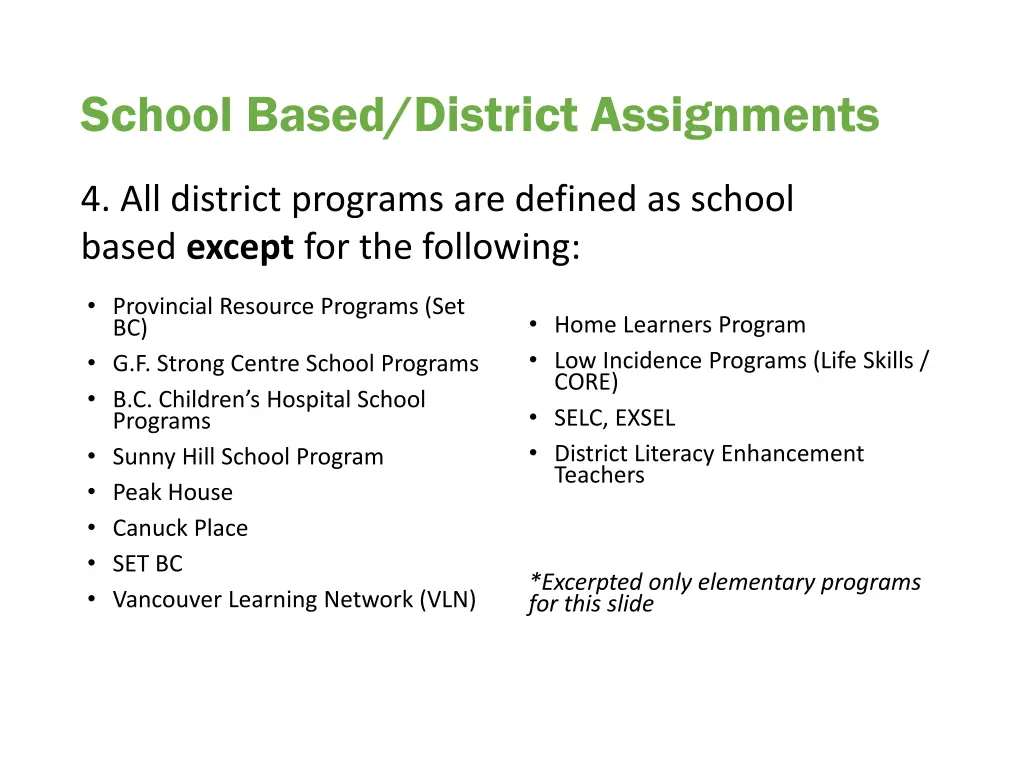 school based district assignments 1