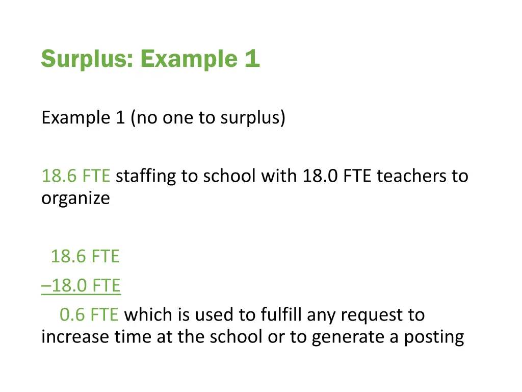 surplus example 1