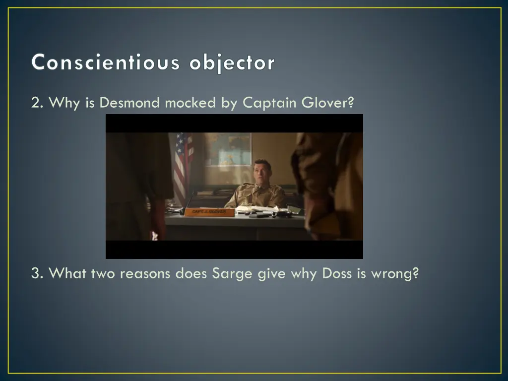conscientious objector