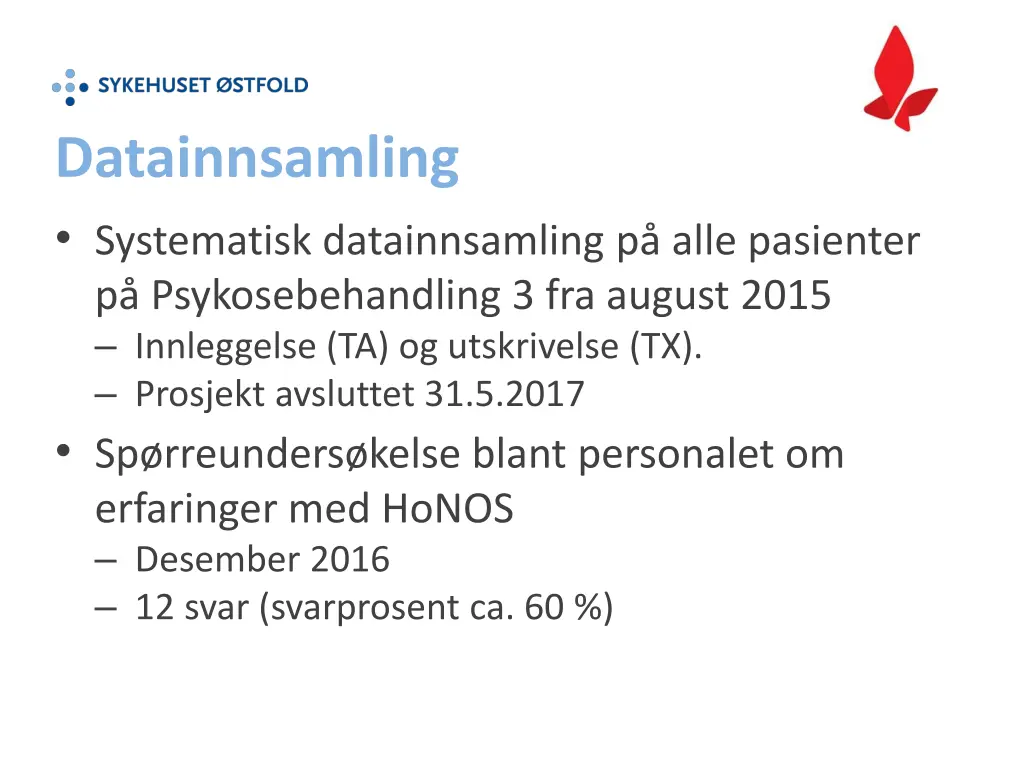 datainnsamling systematisk datainnsamling p alle
