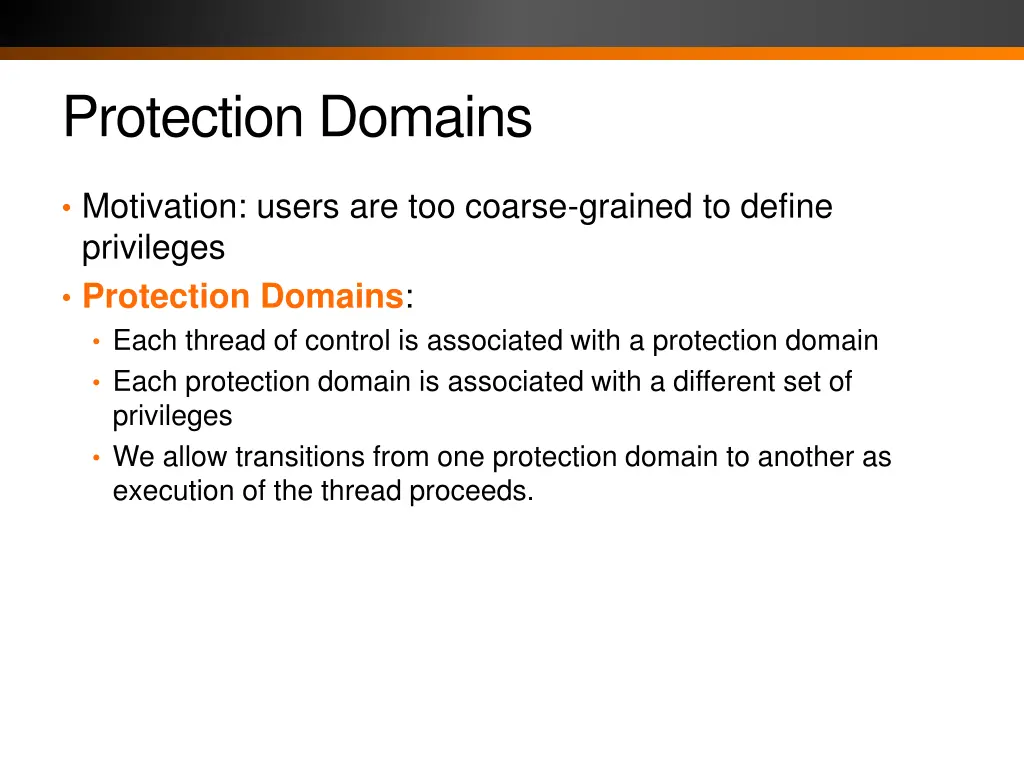 protection domains