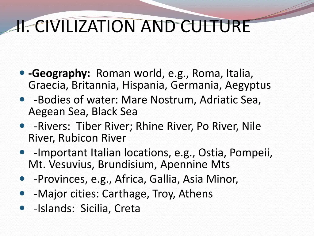 ii civilization and culture