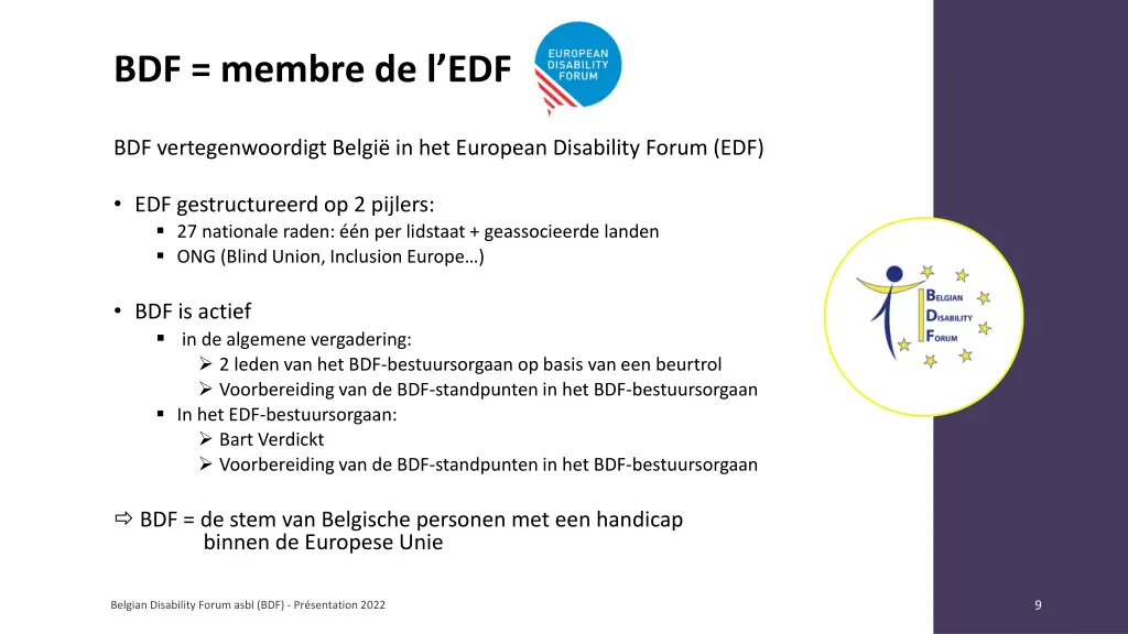 bdf membre de l edf