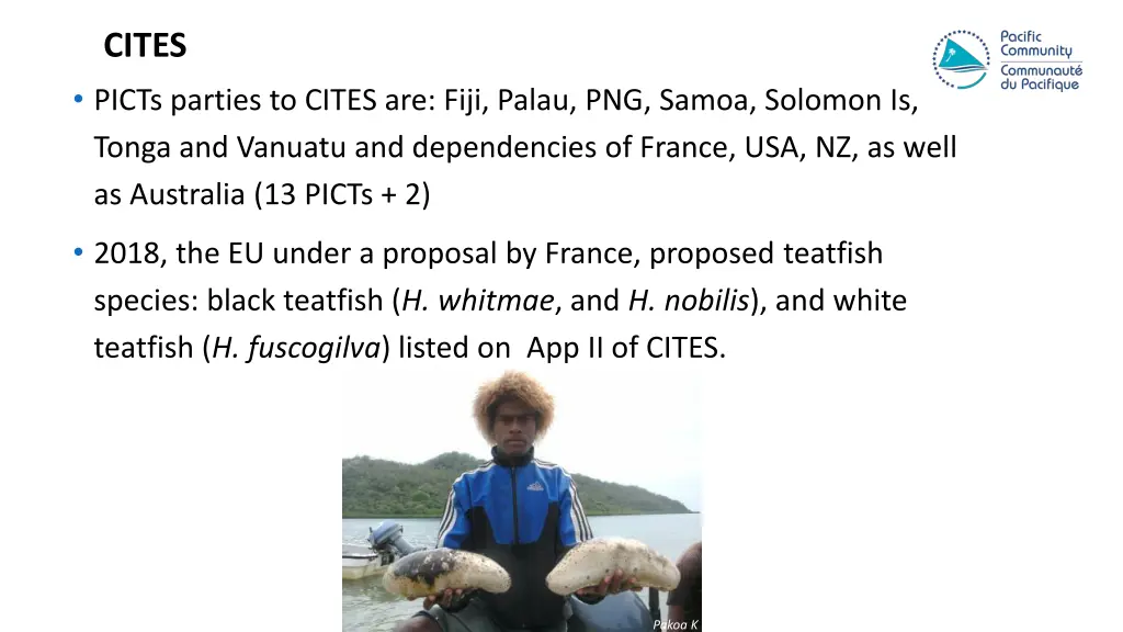 cites picts parties to cites are fiji palau