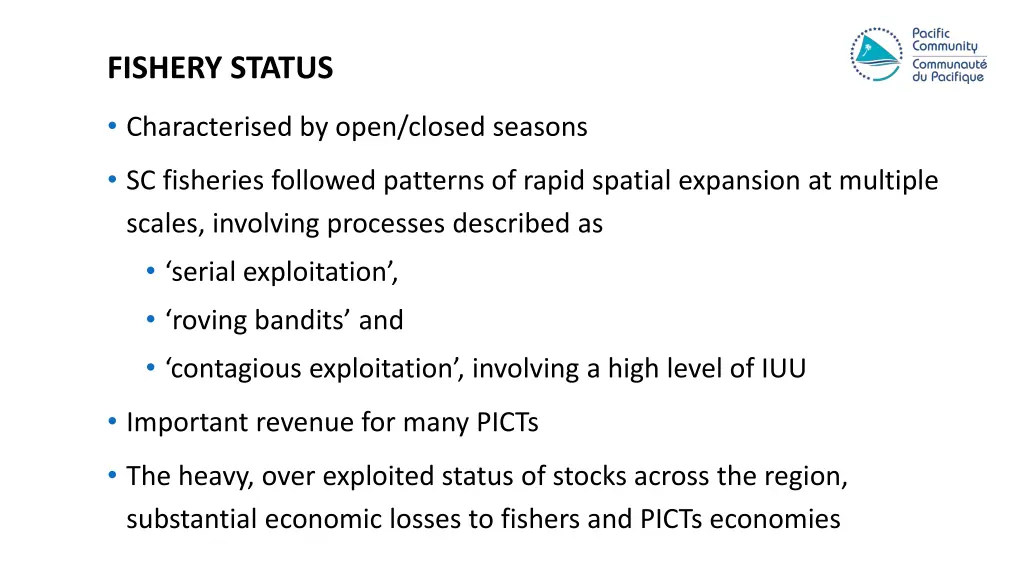 fishery status 1