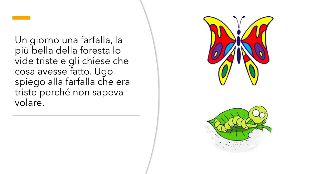 un giorno una farfalla la pi bella della foresta
