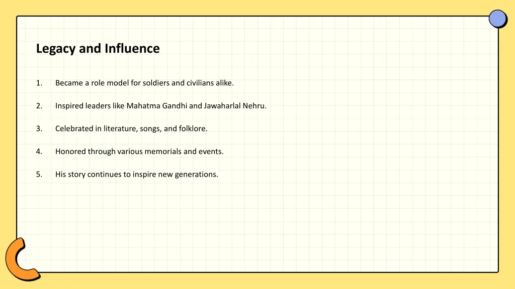 legacy and influence