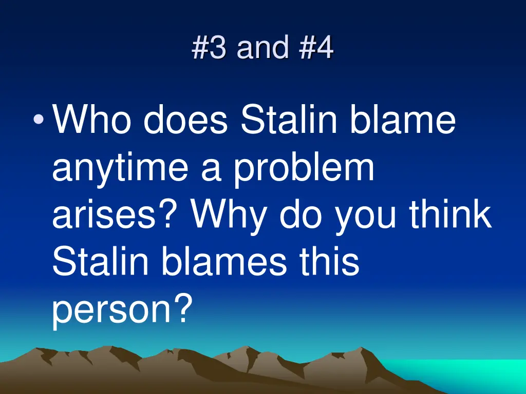 3 and 4