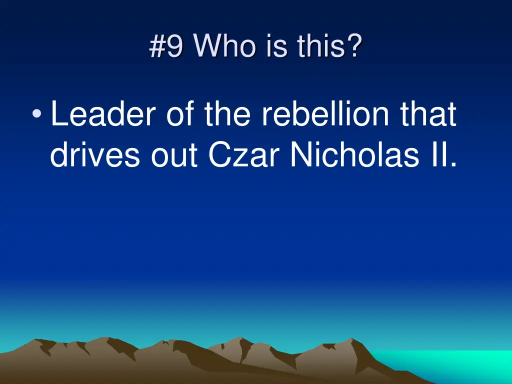 9 who is this
