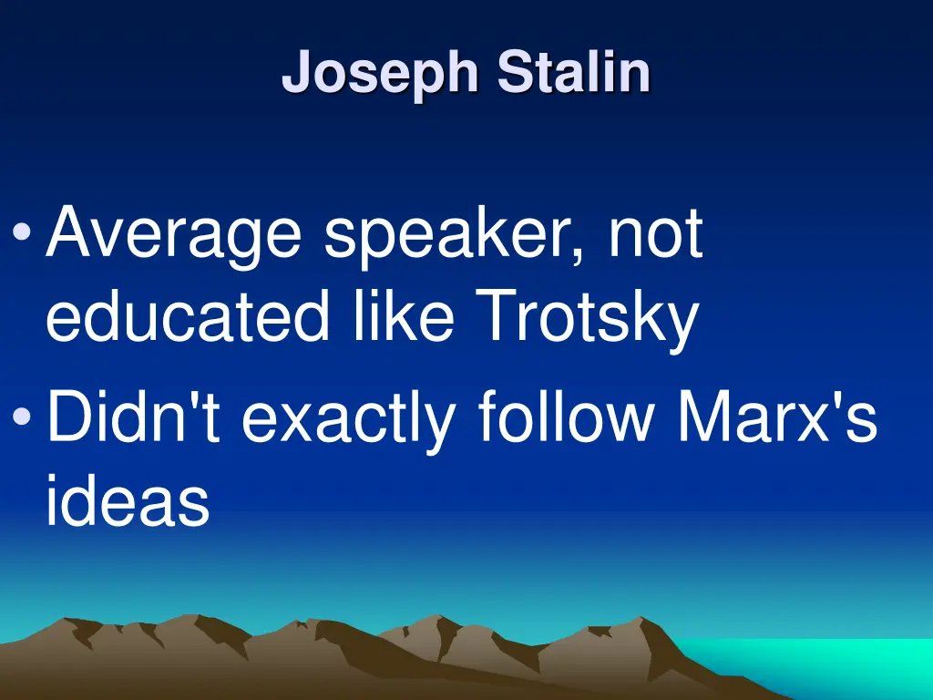 joseph stalin