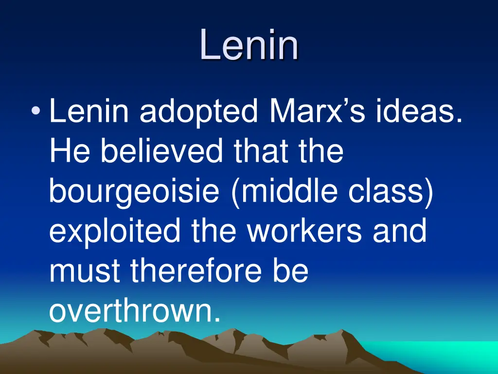 lenin