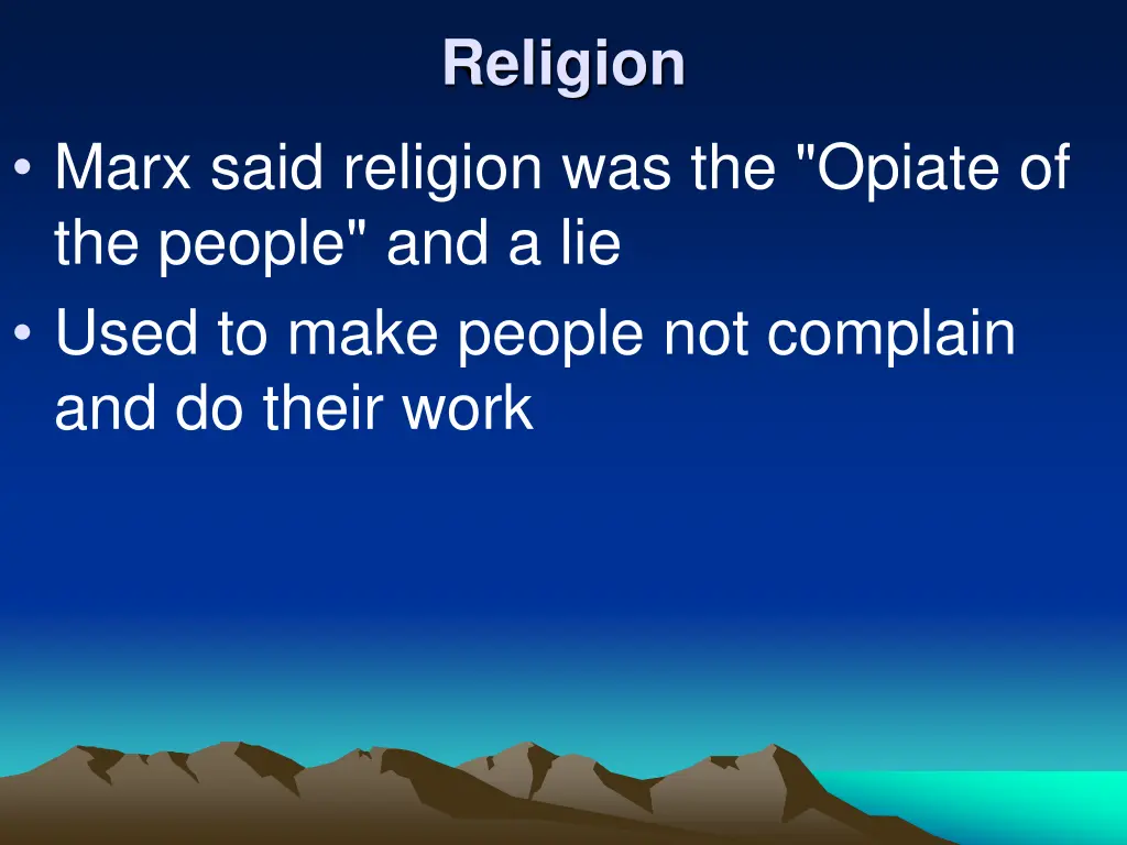 religion