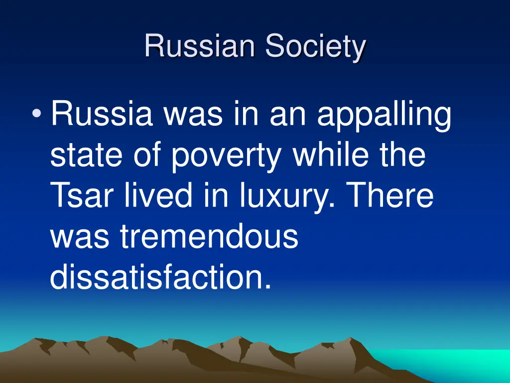 russian society