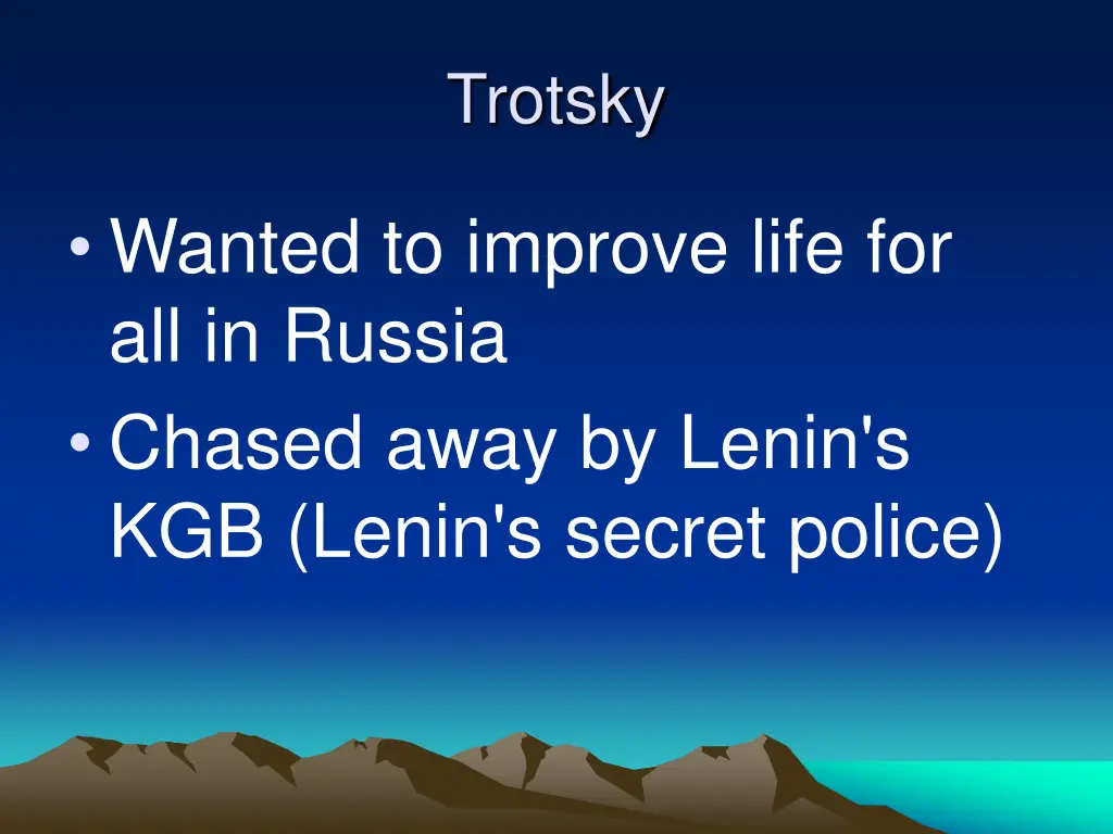 trotsky 1
