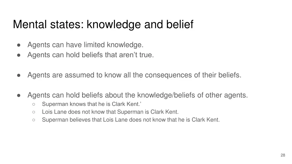 mental states knowledge and belief