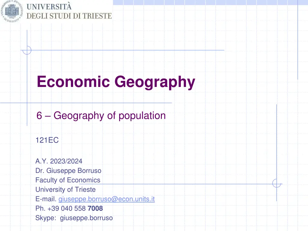 economic geography