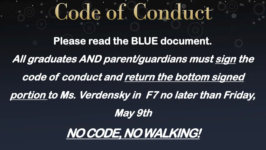 code of conduct