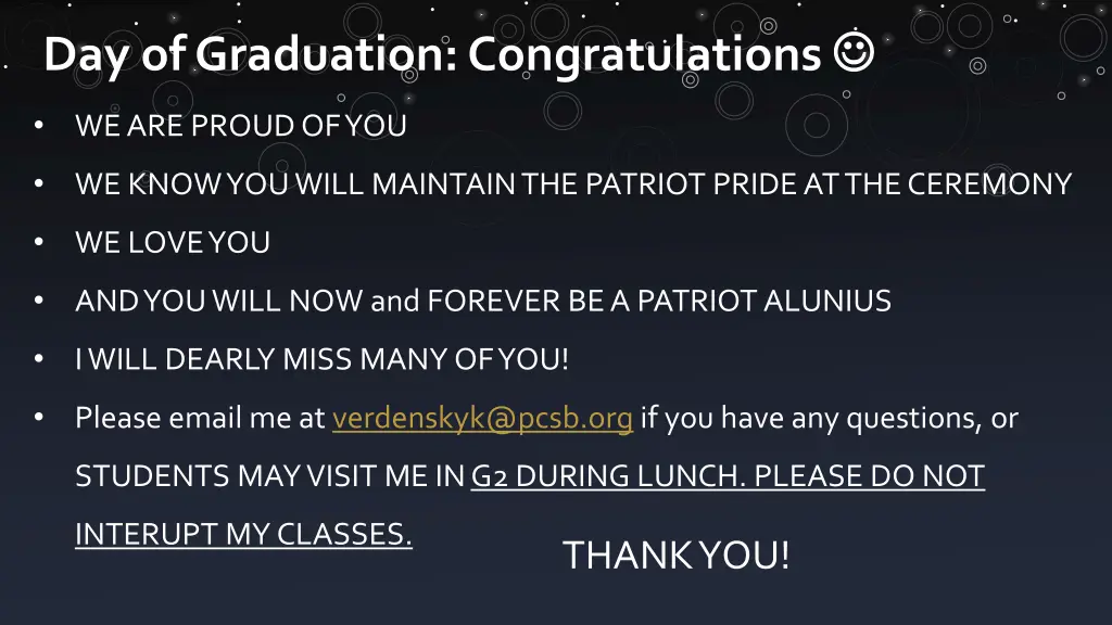 day of graduation congratulations