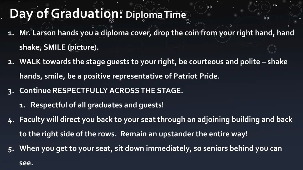 day of graduation diploma time